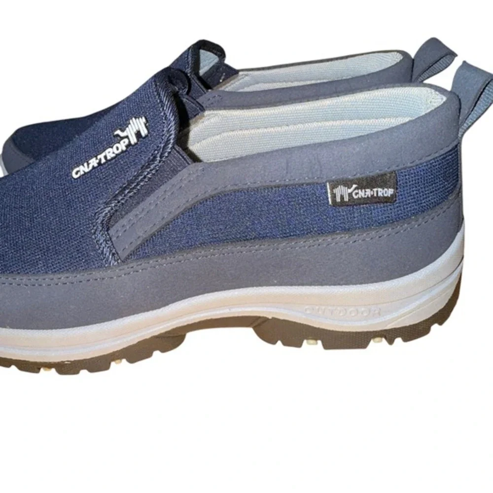 NEW CNA-TROP Slip On Shoes Mens 7.5-8/41 Pre-Owned‎ Sneakers Blue Outdoor Rugged